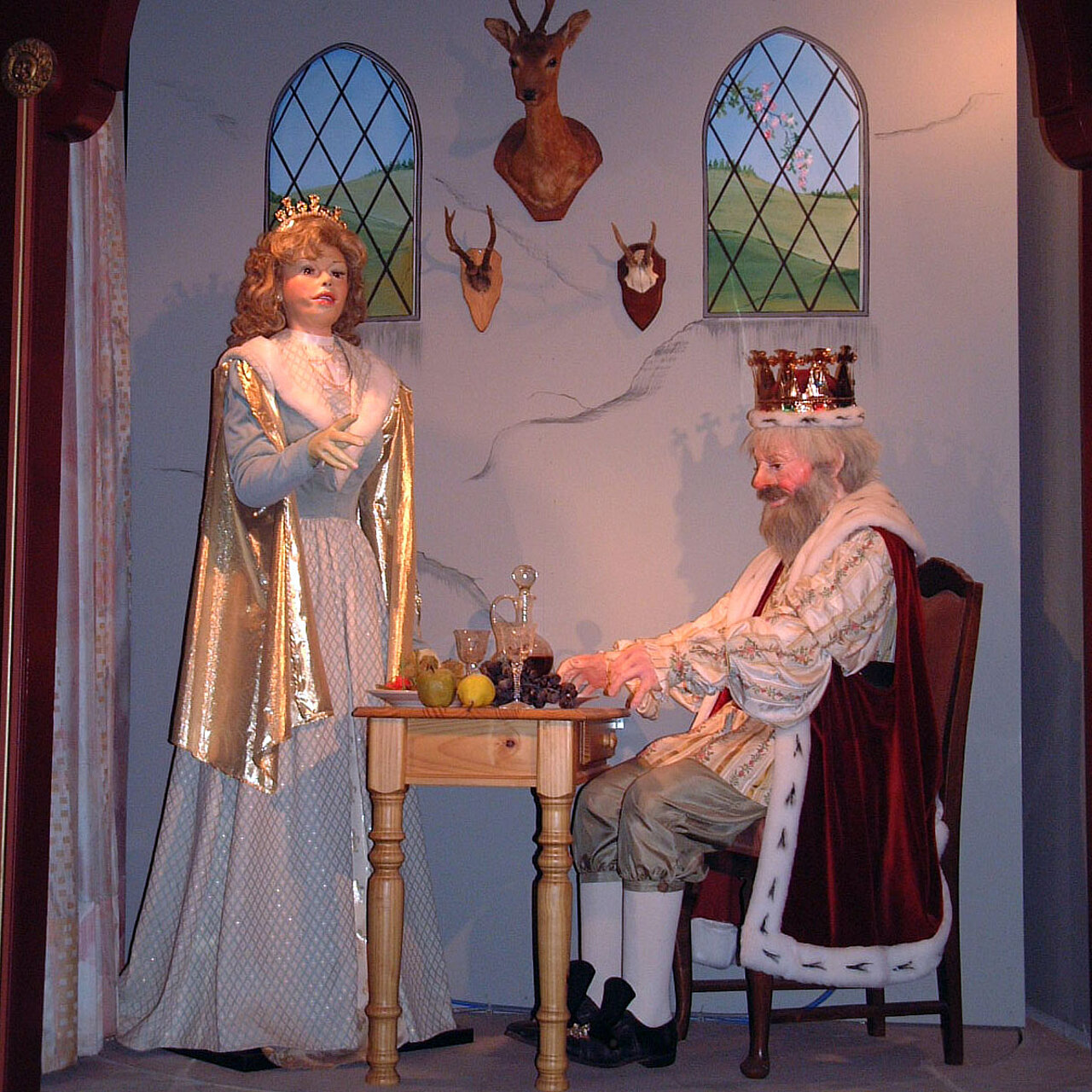 Violinde met haar vader, de koning