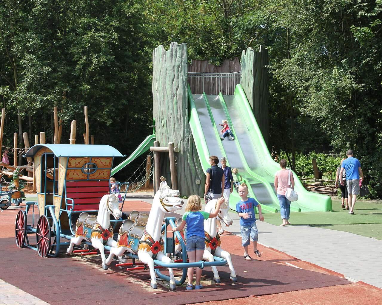 De Schommelkoets en de grote 'Glijboom'